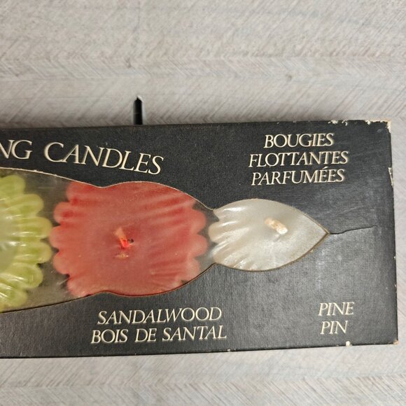 Vintage Set Of 5 Carberry Candles Perfumed Floating Handmade In Scotland - Picture 4 of 5
